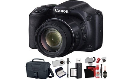 Canon PowerShot SX530 HS Digital Camera International Model with Extra Accessory