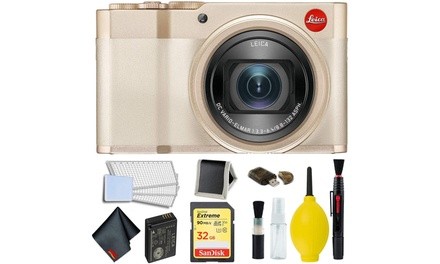 Leica C-Lux Digital Camera Light Gold Memory Kit