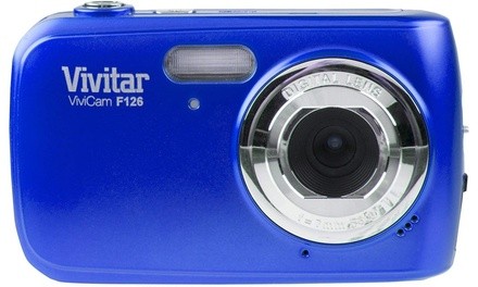 Vivitar Blue ViviCam F126 Digital Camera with 14 Megapixels