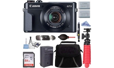 Canon PowerShot G7 X Mark II 20.1MP 4.2X Optical Zoom Digital Camera Video 