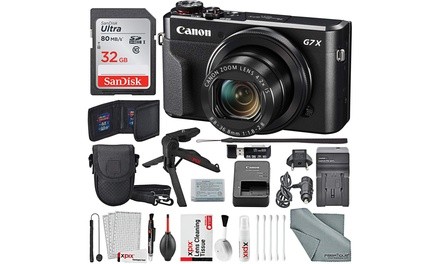 Canon PowerShot G7 X Mark II Digital Camera with Deluxe Accessory Bundle 