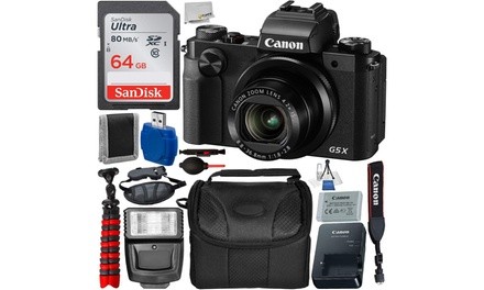 Canon PowerShot G5 X Digital Camera 0510C001 with Deluxe Accessory Bundle