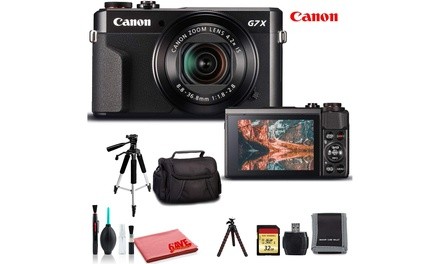 Canon PowerShot G7 X Mark II Digital Camera International Model - Premium Kit