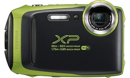 Fujifilm FinePix XP130 Waterproof Digital Camera w/16GB SD Card - Lime Renewed