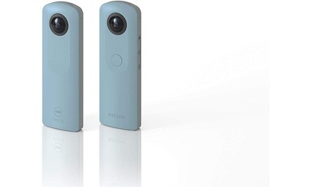 Ricoh Theta SC 360 video and still camera Blue Renewed