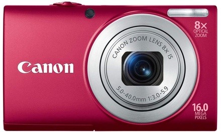 Canon PowerShot A4000IS 16.0 MP Digital Camera with 8x Optical Image Stabilized 