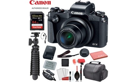 Canon PowerShot G1 X Mark III Digital Camera 2208C001 with Accessory Bundle Pack