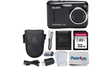 Kodak PIXPRO Friendly Zoom FZ43 16 MP Digital Camera with 4X Optical Zoom and 2.