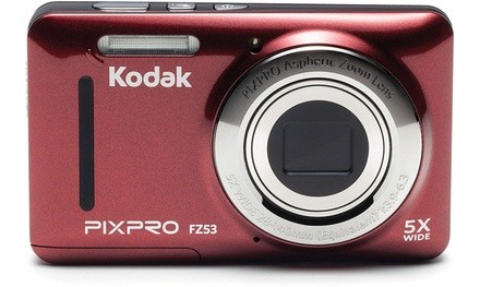 Kodak PIXPRO Friendly Zoom FZ53-RD 16MP Digital Camera with 5X Optical Zoom and 