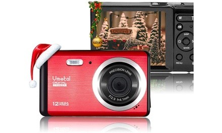 Vmotal 12 Mega Pixels 2.8 inch LCD Rechargeable HD Digital Camera,Video Camera D