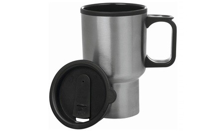 Double-Wall Insulated Travel Coffee Tumbler Mug Keeps Beverage Hot Or Cold