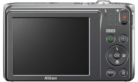 Nikon COOLPIX S3700 Digital Camera with 8x Optical Zoom and Built-In Wi-Fi Silve