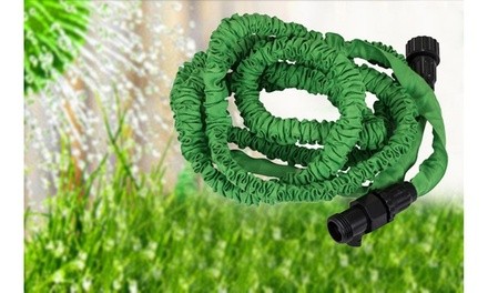 Deluxe Extends up to 50 ft Full Size Flexible Garden Hose