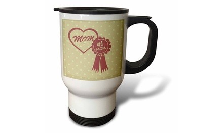  Travel Mug Number One Mom - Mothers Day Inspirations - 14oz 