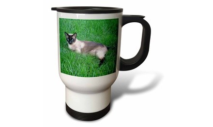  Travel Mug Siamese Cat - 14oz 