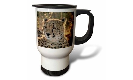  Travel Mug South Africa, Close-up of Cheetahs  - 14oz 