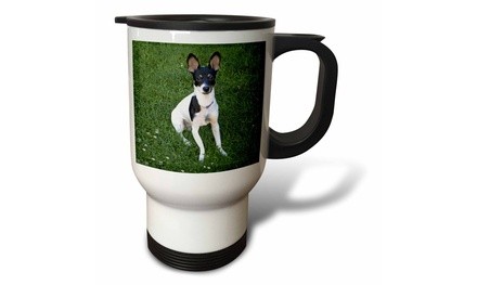  Travel Mug Toy Fox Terrier 1 - 14oz 