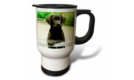  Travel Mug Cute Labrador Puppy - 14oz 