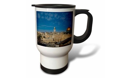  Travel Mug Israel, Jerusalem, Western Wall and Dome of the Rock-AS14 APA0127 -