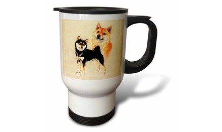  Travel Mug Shiba Inu - 14oz 