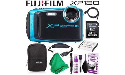 Fujifilm FinePix XP120 600019758 Waterproof Digital Camera Sky Blue Budget-Frien