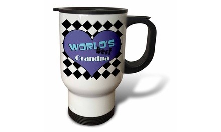  Travel Mug Worlds Best Grandpa - 14oz 