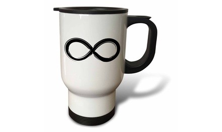  Travel Mug Drawn Infinity Symbol 