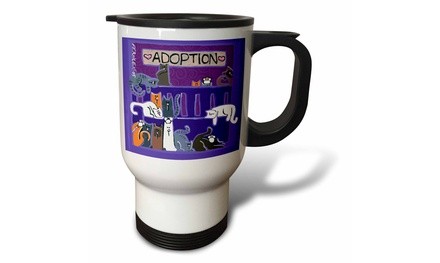  Travel Mug Cats, Cat, Kittens, Kitten, Cat Adoption, Cat Rescue, Pet Adoption