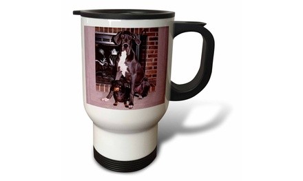  Travel Mug Blue Great Dane - 14oz 