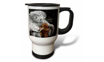  Travel Mug Grandmother Teddy Bear Reading to Children - 14oz 