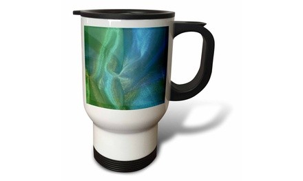  Travel Mug Blue Green Chiffon - 14oz 