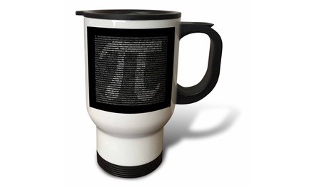  Travel Mug Pi Written Out - 14oz 