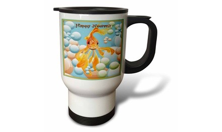  Travel Mug Happy Nowruz- nowruz, iranian new year, persian new year, march, ma