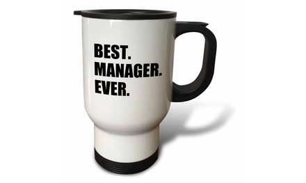  Travel Mug Best Manager Ever - worlds greatest managerial worker - fun job pri