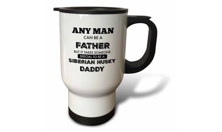  Travel Mug Siberian Husky Daddy - 14oz 