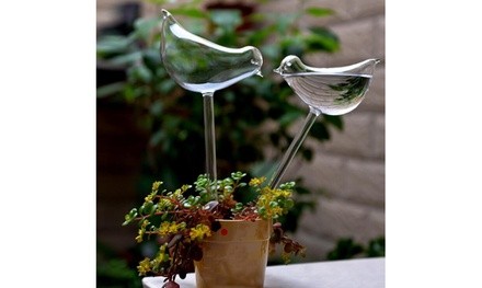 For Garden Plant Watering Device Indoor Automatic Cute Birds Snail Swan Glass