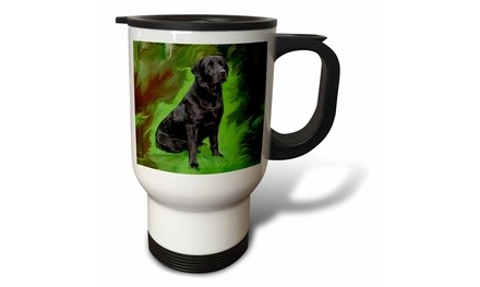  Travel Mug Black Labrador Retriever - 14oz 