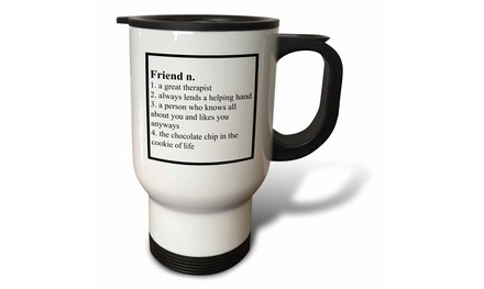  Travel Mug Definition of Friend saying - 14oz 