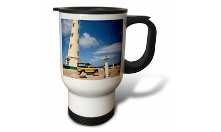  Travel Mug California Lighthouse, Oranjestad, Aruba-CA04 LSE0001 - Lynn Seldon