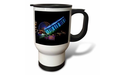  Travel Mug fair midway carvinal rides gravitron zero gravity - 14oz 