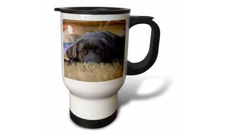  Travel Mug Labrador Retriever puppy dog - NA02 RBR0015 - Rick A. Brown - 14oz 