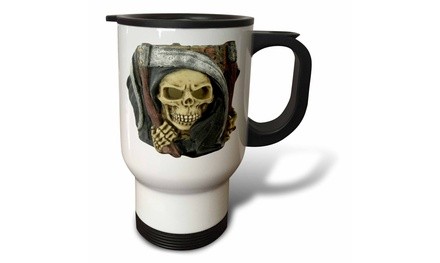  Travel Mug Halloween Scary Grim Reaper - 14oz 