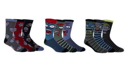 Men's Zombie Crew Socks (3-Pack)