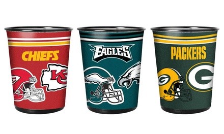 NFL Waste Basket Skinz Cover (Fits 5-Gallon Basket)