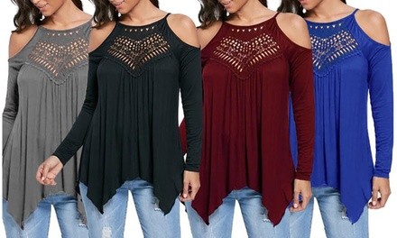 Leo Rosi Women's Laura Top. Plus Sizes Available.