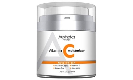 Aesthetics Vitamin C 15% Youthful Cream for Face, Neck & Décolleté (1.7 Fl. Oz.)