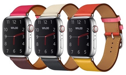 Waloo 2-Tone Leather Bands for Apple Watch Series 1-5