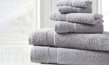 100% Cotton Oversized Ring-Spun Towel Set (6-Piece)