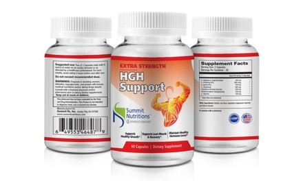 Summit Nutrition Extra Strength HGH Support Supplement (1- or 2-Pack)