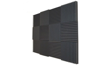 12 Acoustic Foam Tiles Wall Record Studio Sound Proof 12